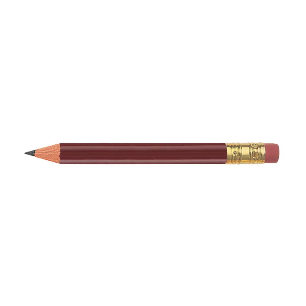 Crayon de golf - rond avec gomme
