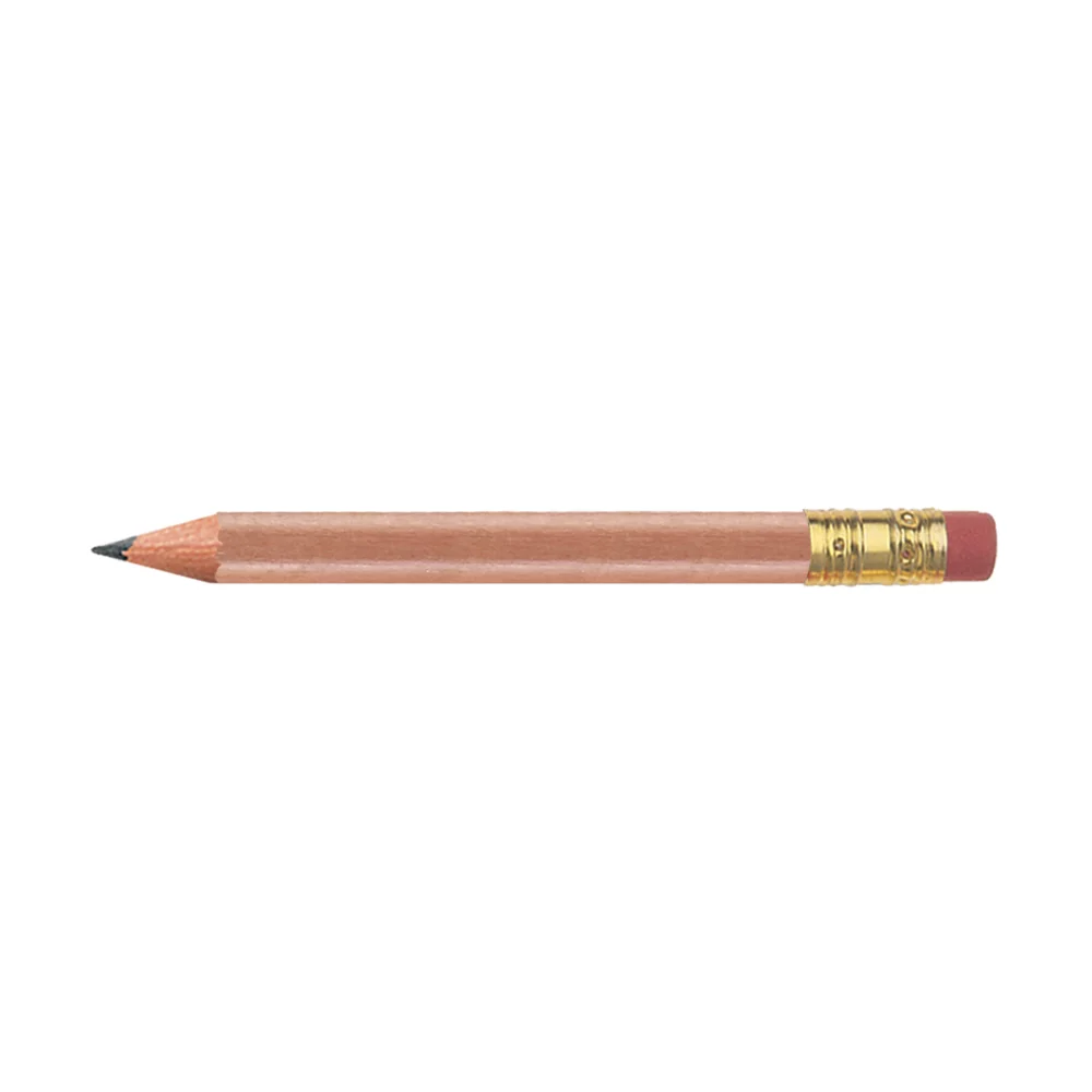 Crayon de golf - rond avec gomme