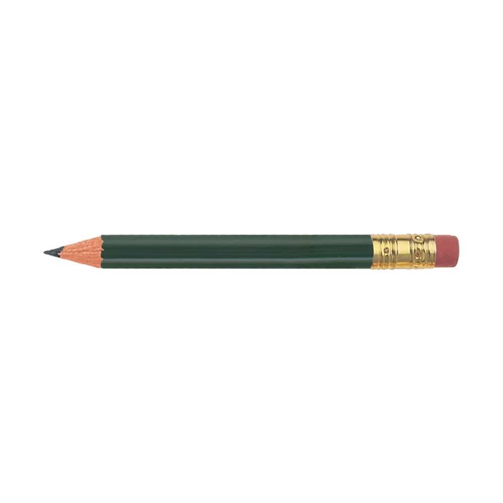 Crayon de golf - rond avec gomme