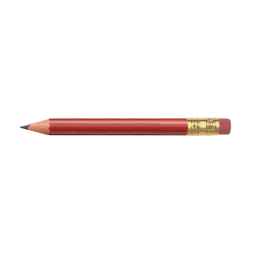 Crayon de golf - rond avec gomme
