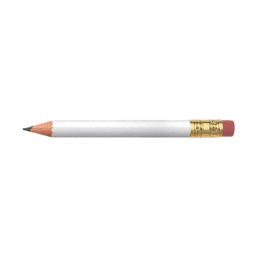 Crayon de golf - rond avec gomme
