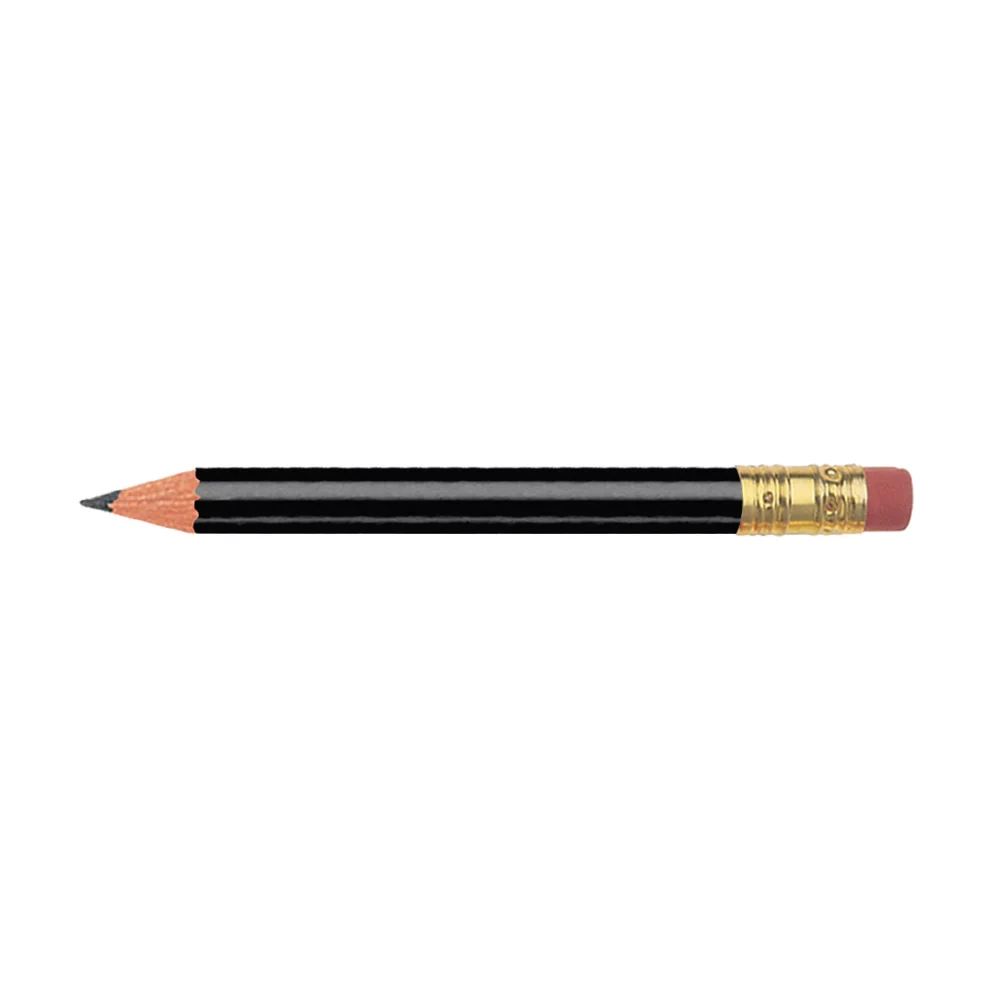 Crayon de golf - rond avec gomme