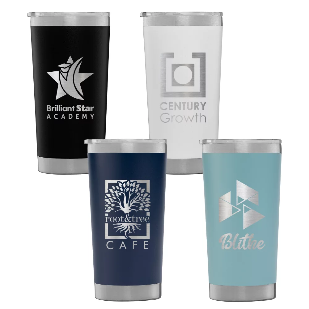 Whistler - Gobelet en acier inoxydable à double paroi de 20 oz - Laser