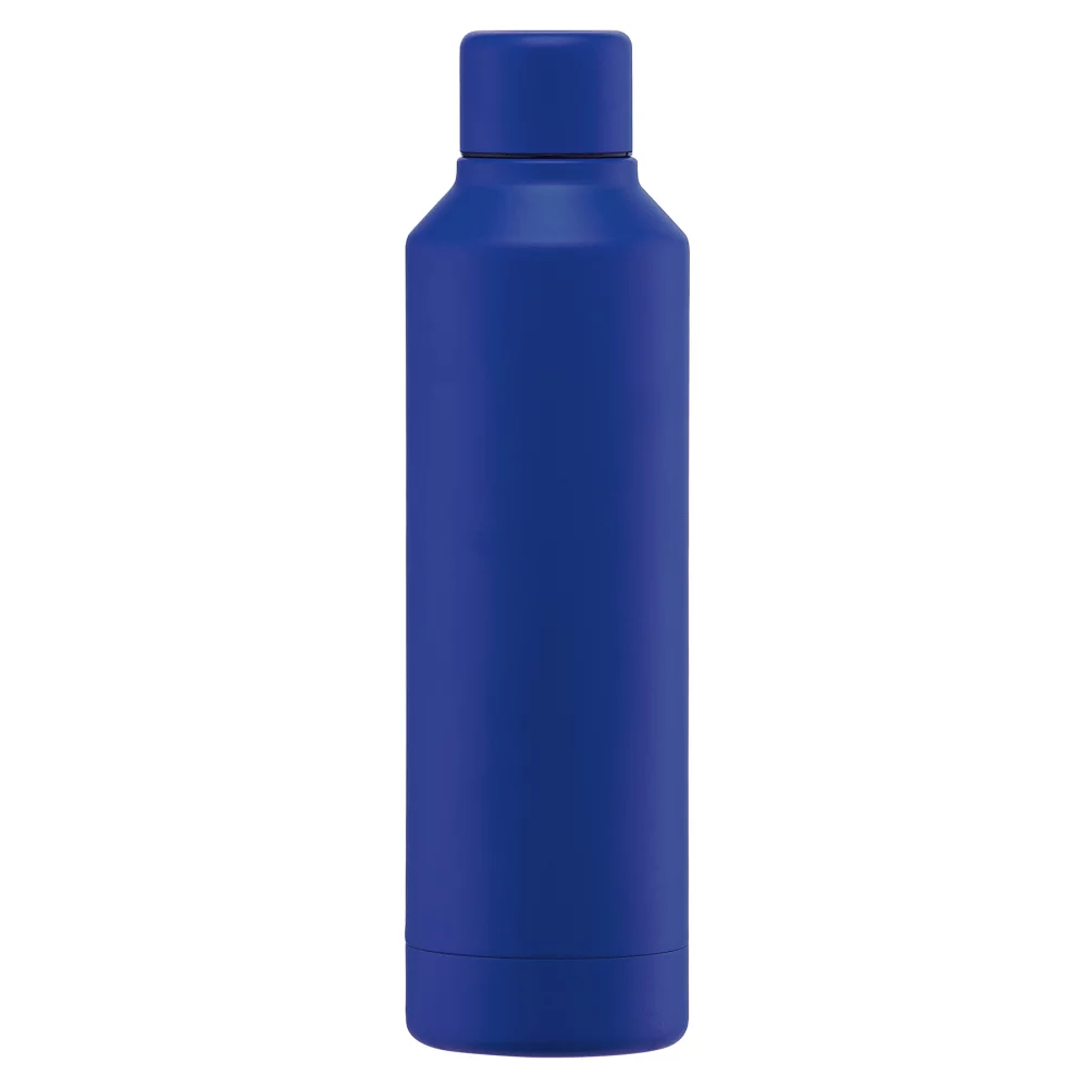 Olympus - Bouteille en acier inoxydable double paroi de 17 oz avec doublure en cuivre et couvercle à vis - Laser