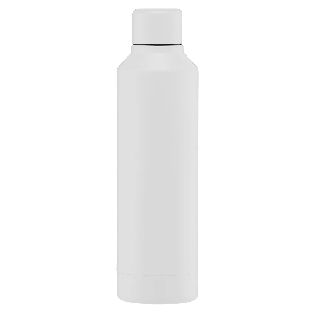 Olympus - Bouteille en acier inoxydable double paroi de 17 oz avec doublure en cuivre et couvercle à vis - Laser