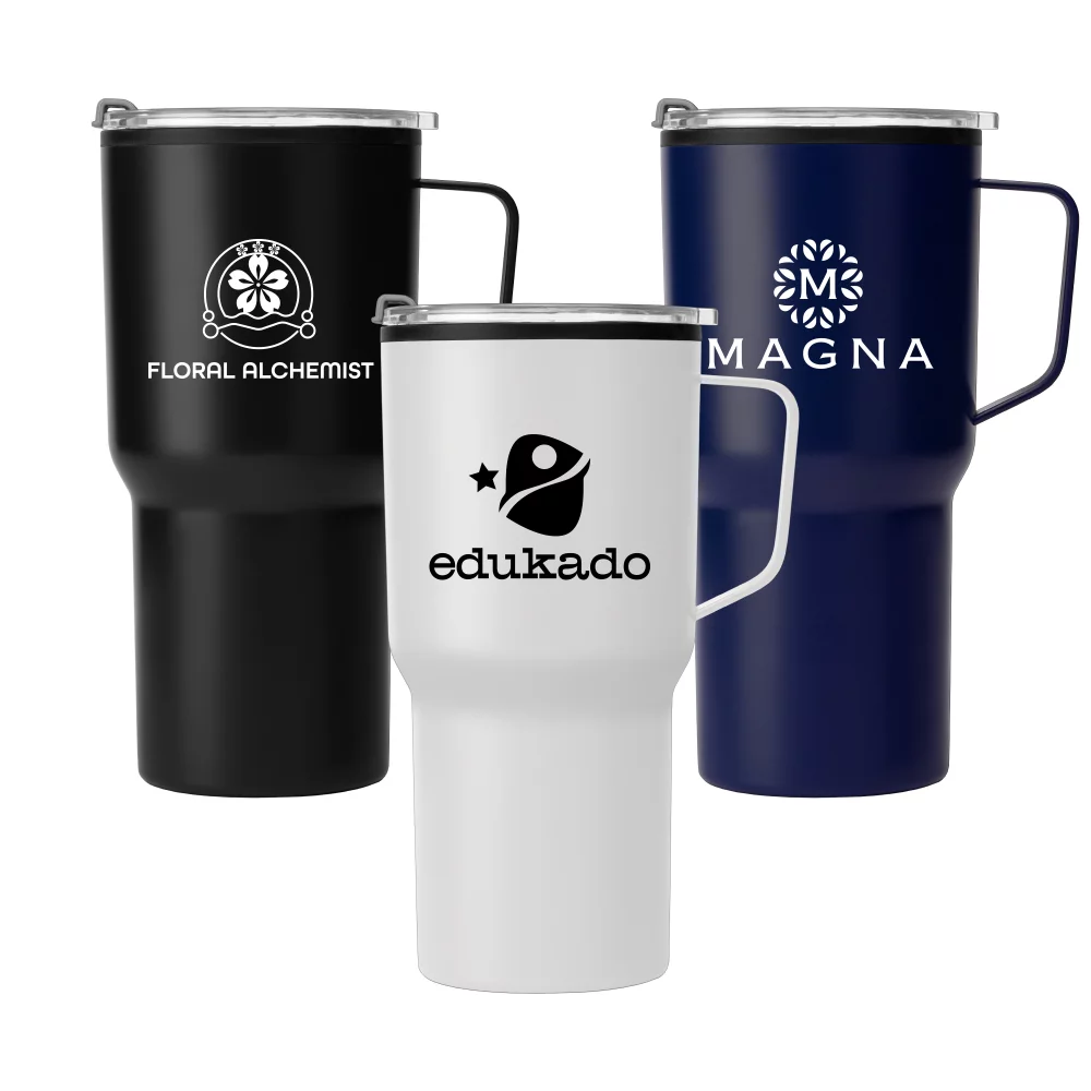 Anchorage - Gobelet en acier inoxydable de 30 oz avec doublure en plastique