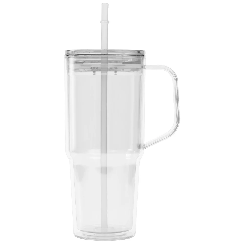 Verre à double paroi recyclé Polar Crystal - 32 oz.