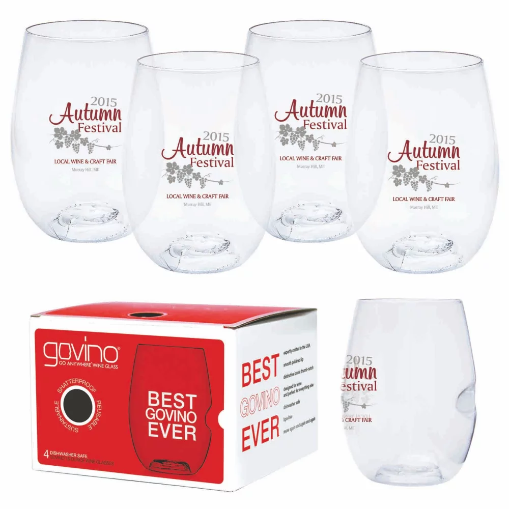 Dishwasher Safe Govino® 16oz Wine Glass 4 Pack