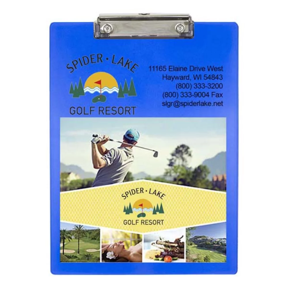 "McQuary FC" Letter Size Clipboard with PhotoImage ® Full Colour Imprint* and Metal Spring Clip