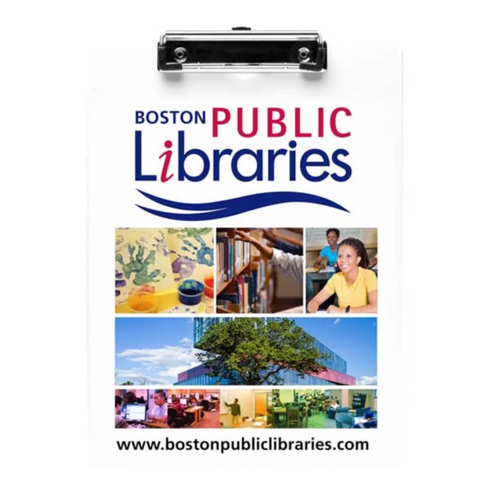 "McQuary FC" Letter Size Clipboard with PhotoImage ® Full Colour Imprint* and Metal Spring Clip