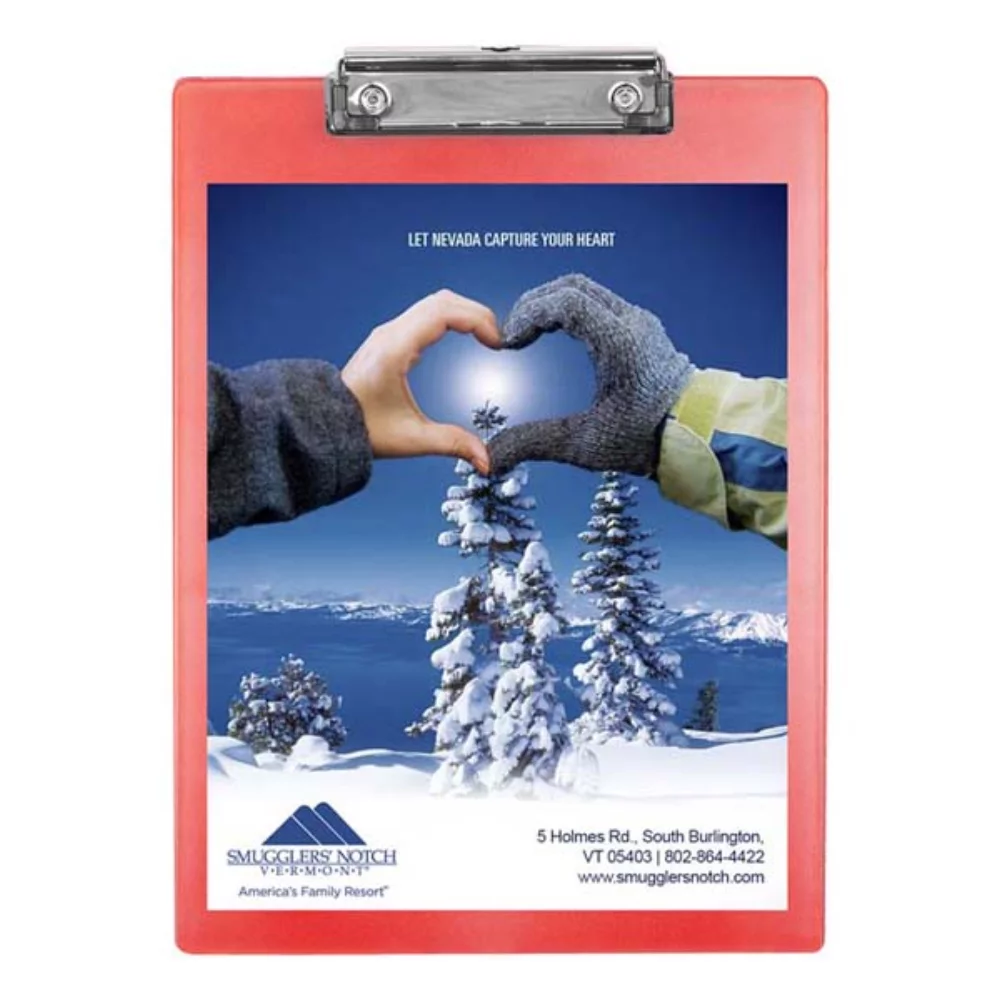 "McQuary FC" Letter Size Clipboard with PhotoImage ® Full Colour Imprint* and Metal Spring Clip