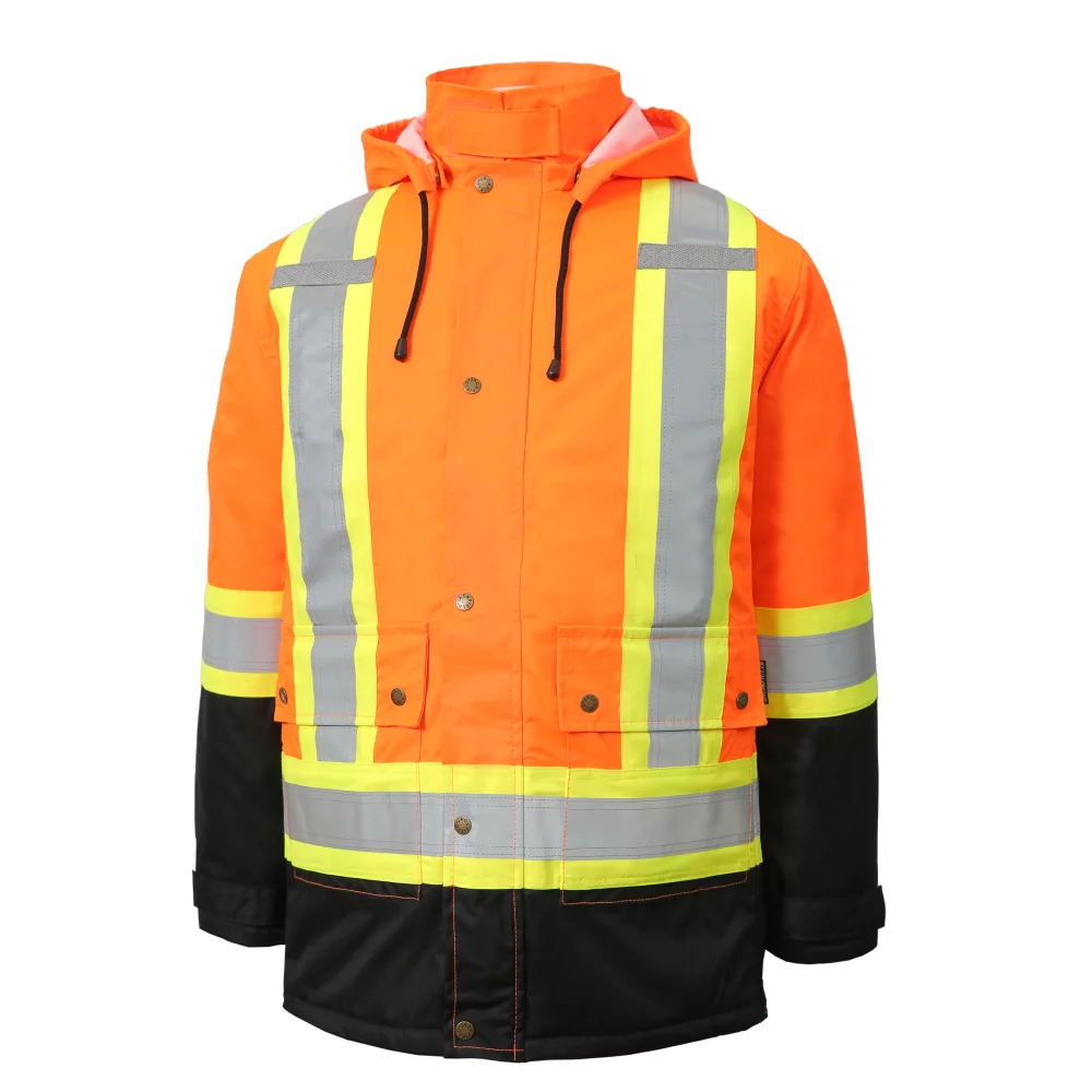 3-in-1 Parka with Reflective Stripes