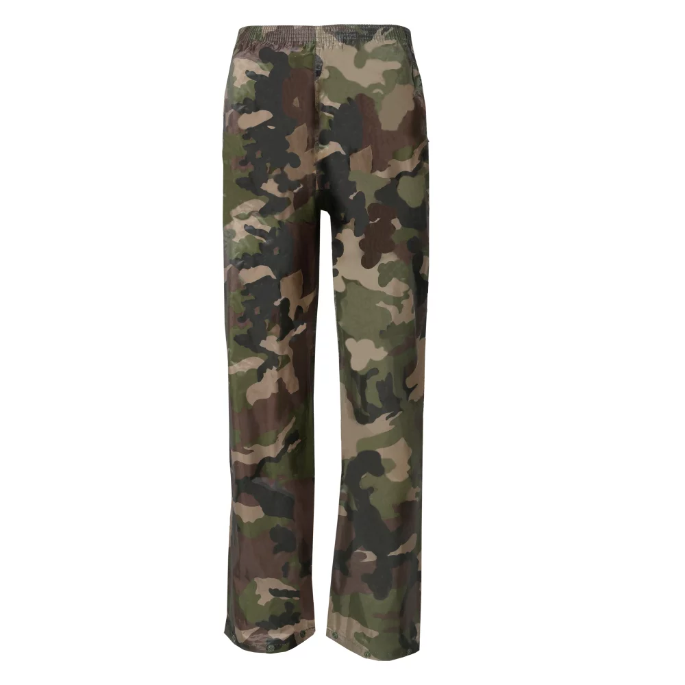 Ensemble de pluie camouflage pour adulte avec veste et pantalon