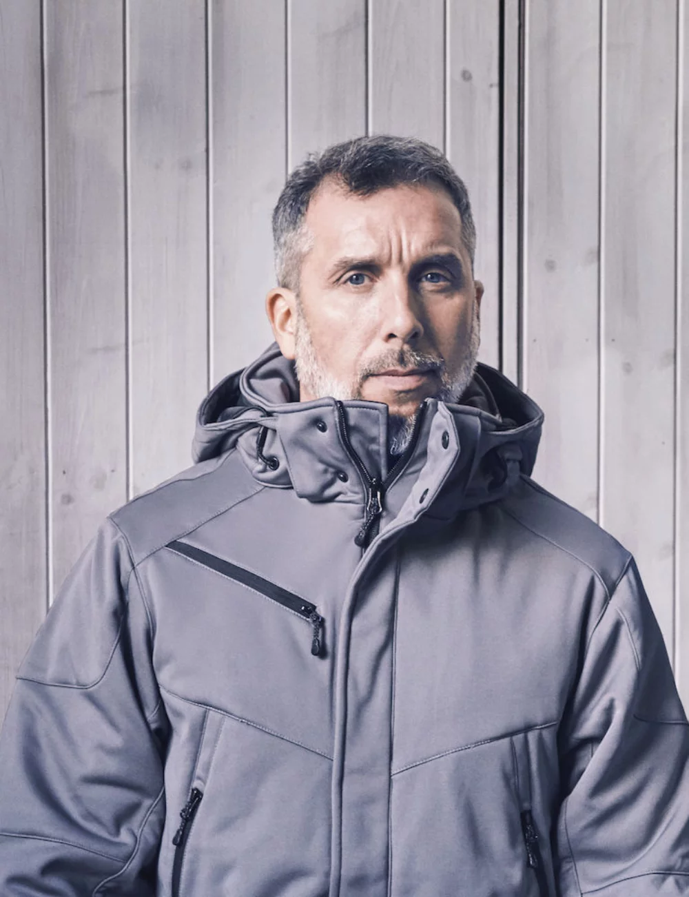 Veste pour hommes en tissu technique imprimé squelette
