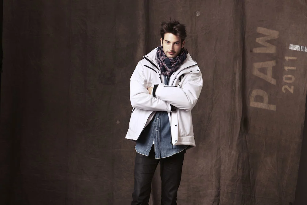 Veste pour hommes en tissu technique imprimé squelette