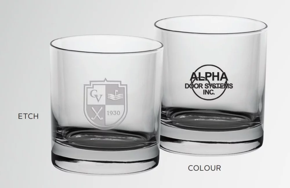 Aim Double Old Fashion 13oz - Etched