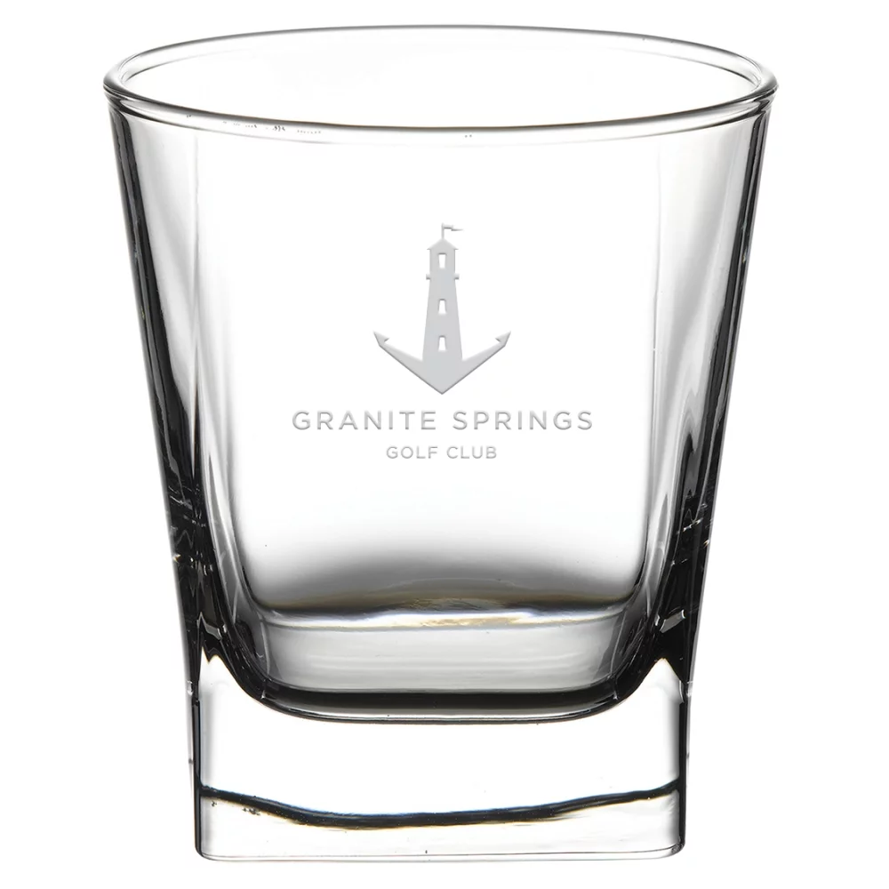 Cube Old Fashion 10.5oz - Gravé
