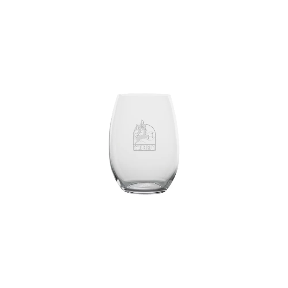 Verre à vin sans pied en cristal 19 oz. - Gravé