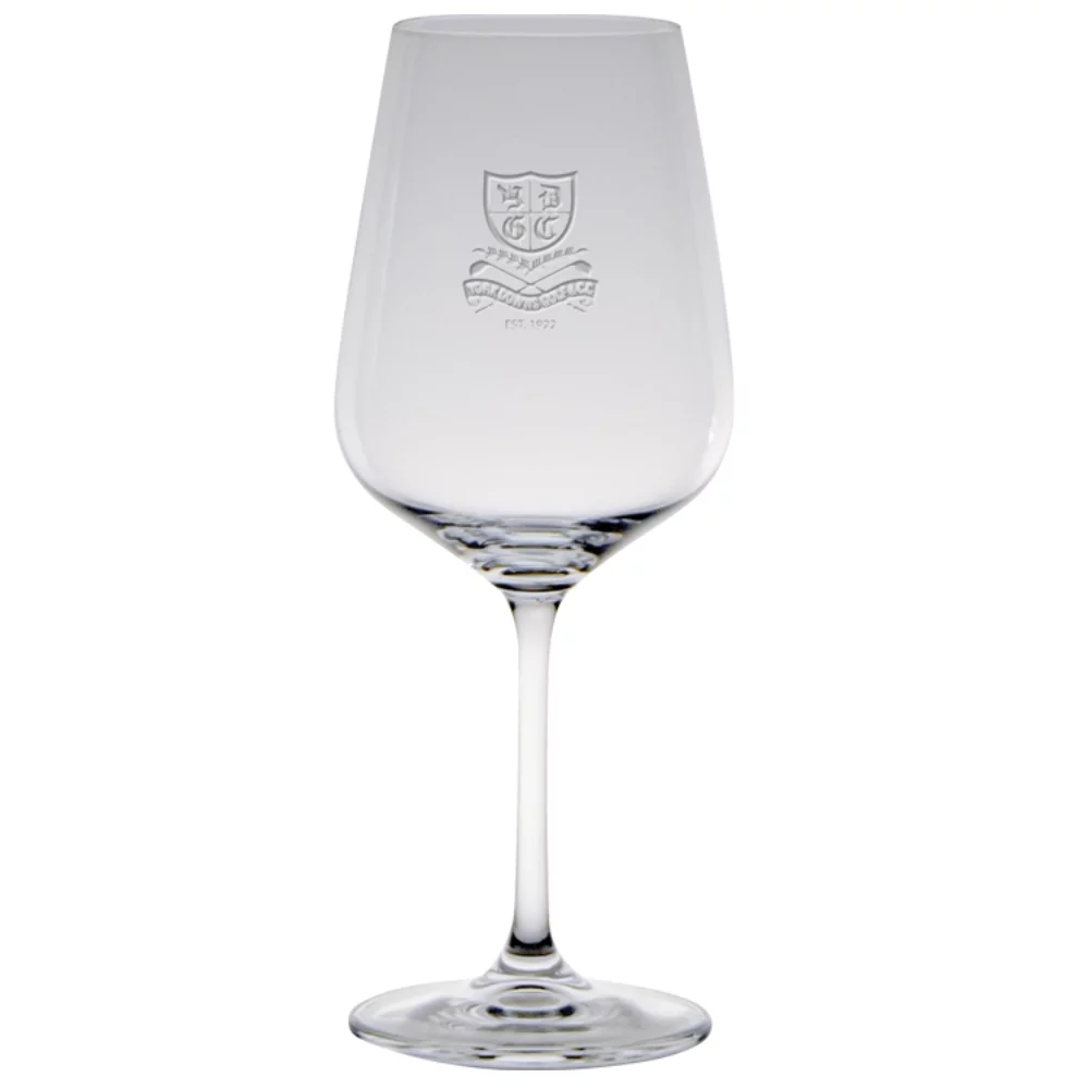 Verre à vin blanc en titane de 17 oz - Gravé