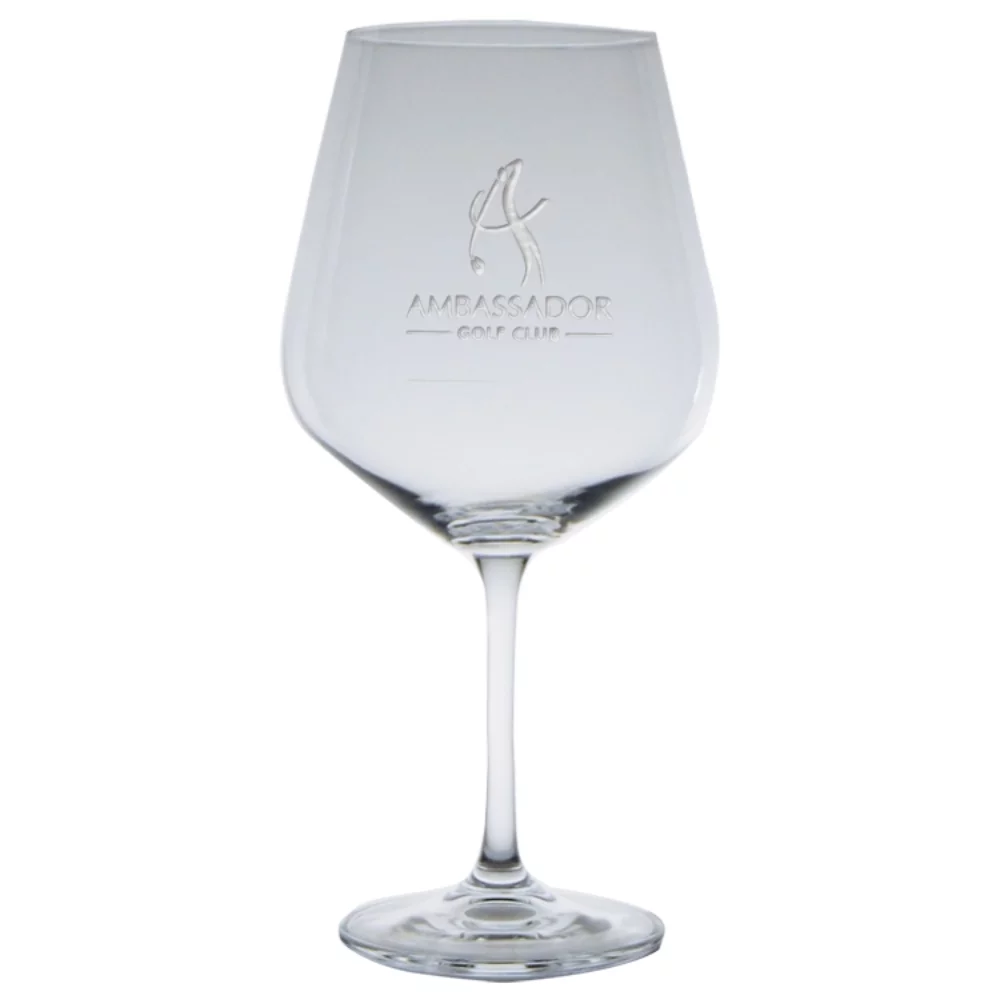 Verre à vin rouge en titane de 20 oz - gravé