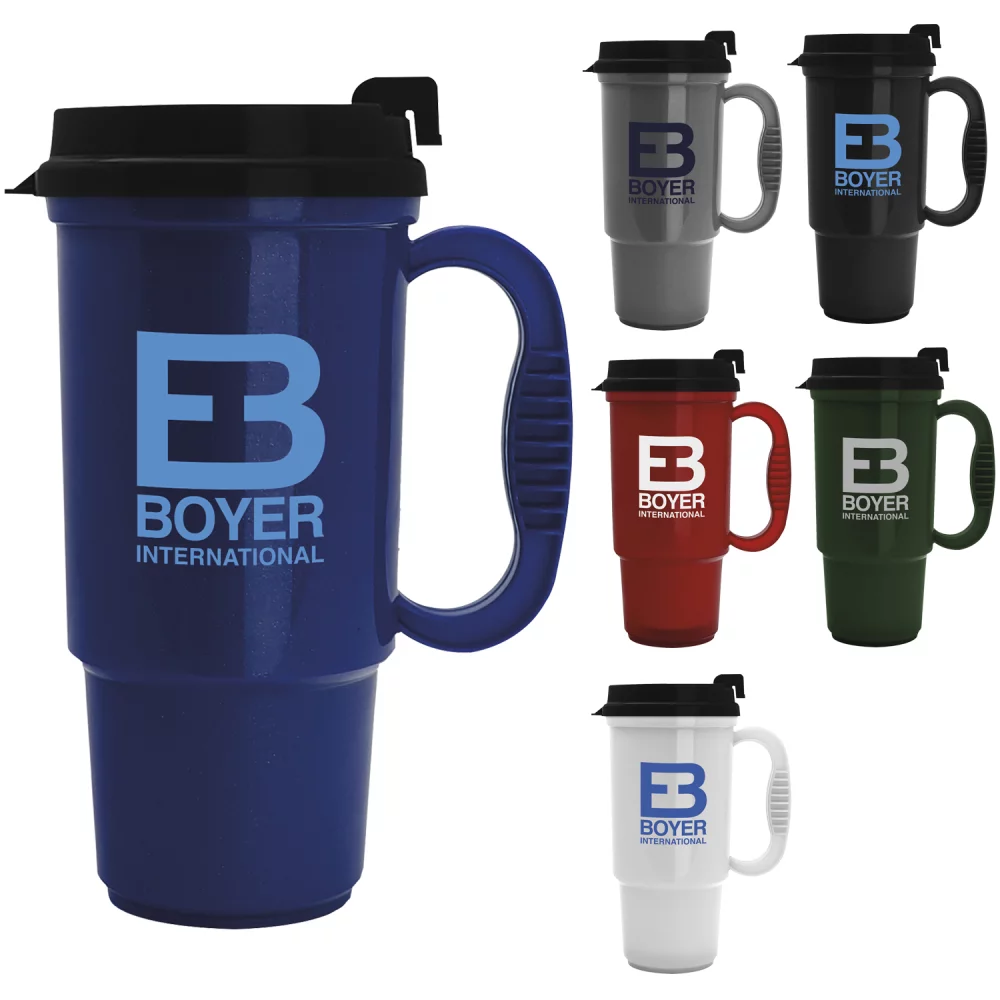 Mug de voyage économique avec couvercle coulissant