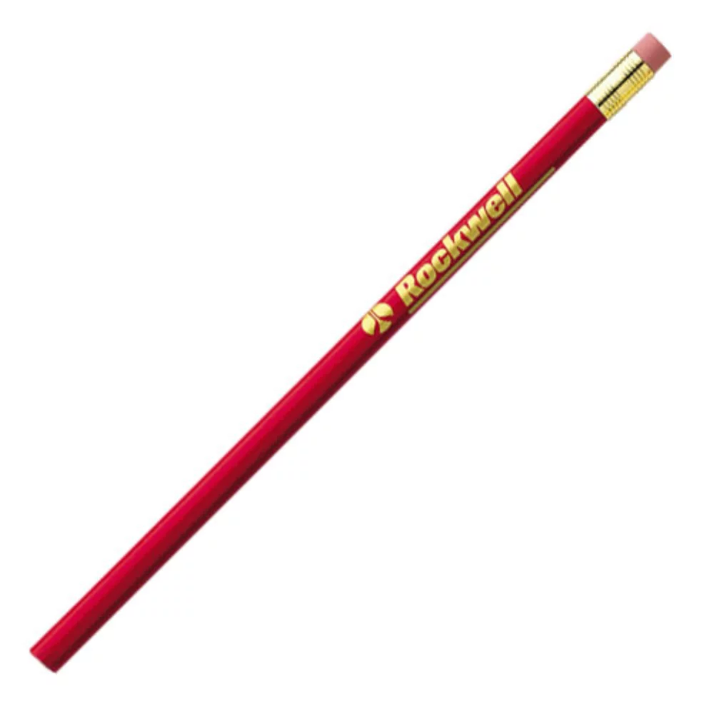 Crayon en bois standard avec gomme à effacer à l'extrémité (3-5 jours)