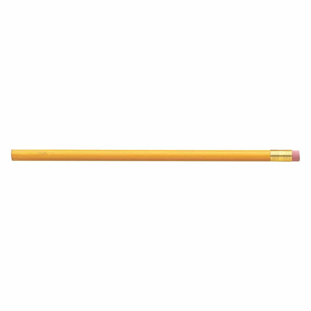 Crayon en bois standard avec gomme à effacer à l'extrémité (3-5 jours)