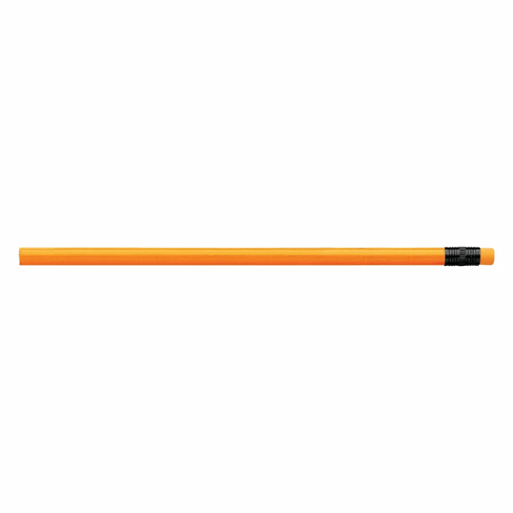 Crayon en bois néon avec gomme assortie (3-5 jours)