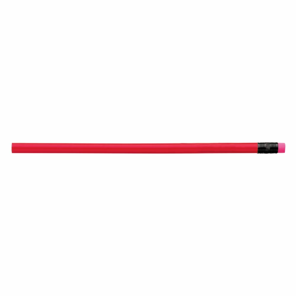 Crayon en bois néon avec gomme assortie (3-5 jours)