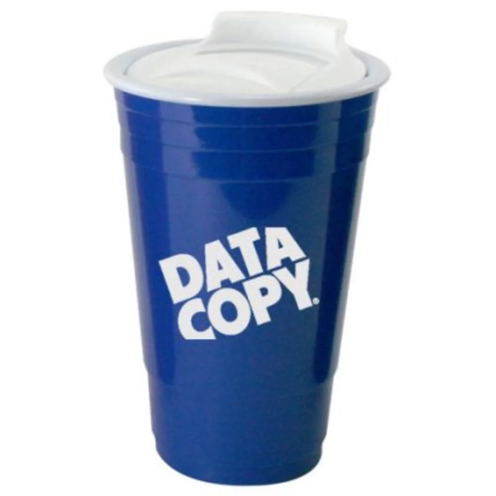 16 Oz. Insulated Party Cup w/Spillproof Lid