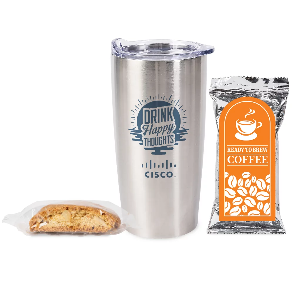 Ensemble de tasse à café et de biscotti