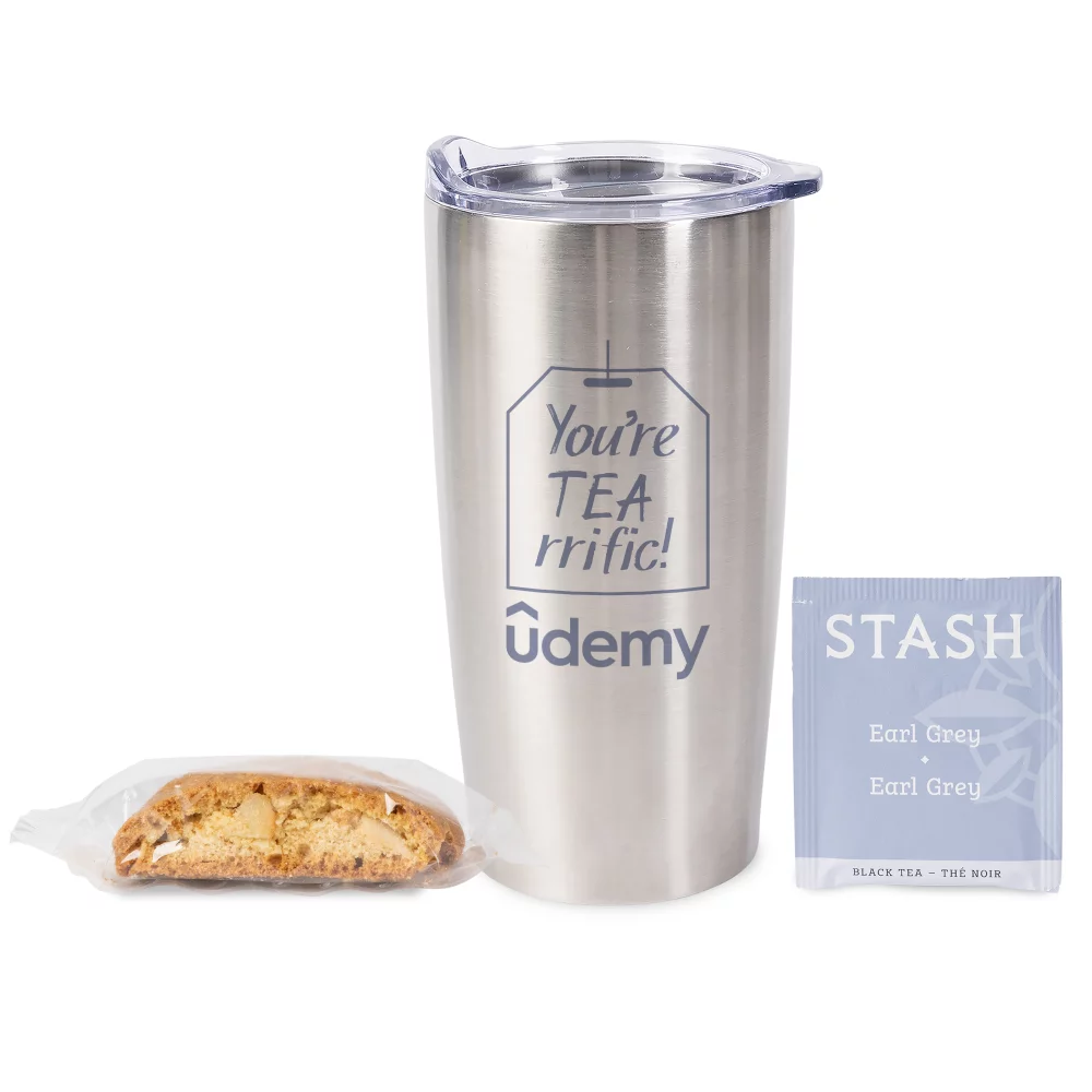 Ensemble Tasse à Thé et Biscotti Stash