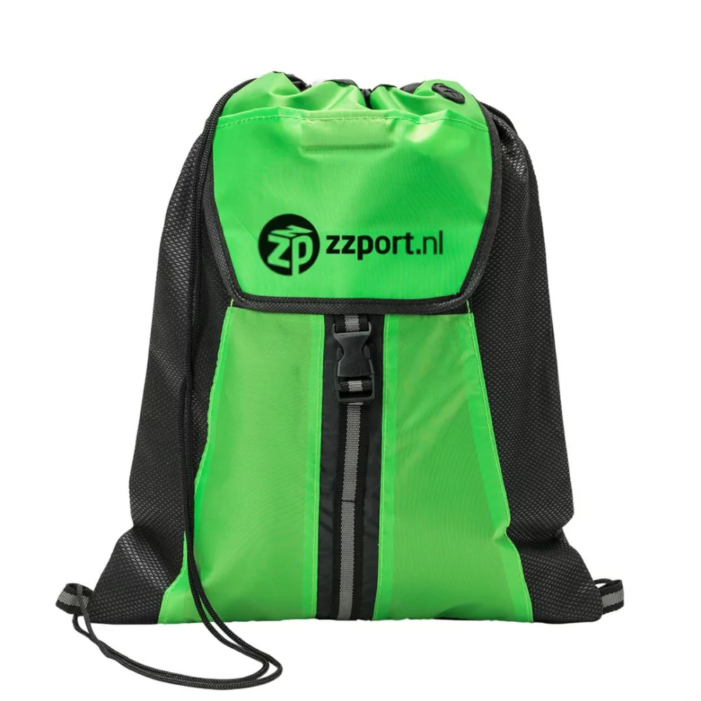 The Allure Drawstring Bag - Lime Green