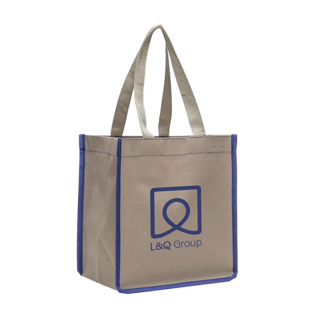 Bramley Kraft Tote Bag - Blue