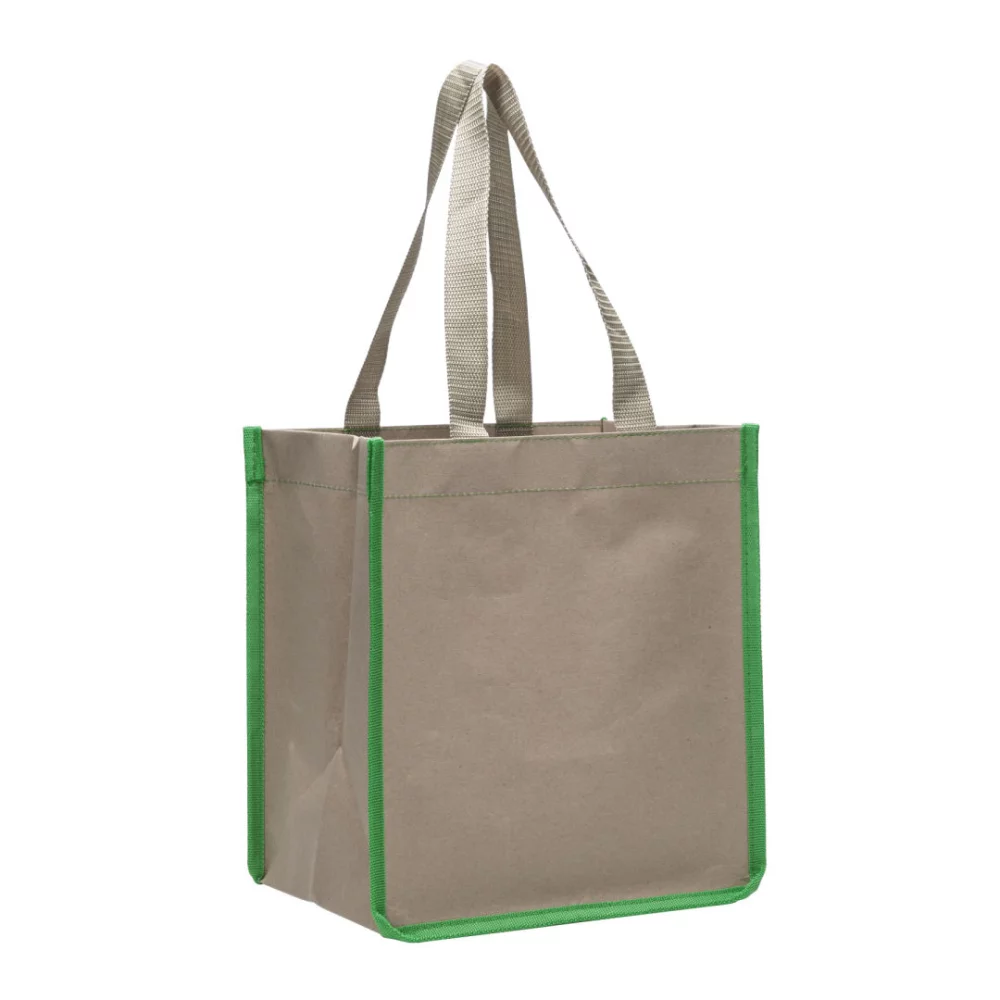 Bramley Kraft Tote Bag - Lime Green