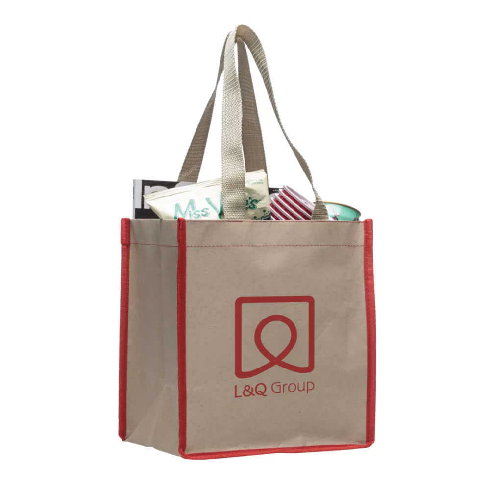 Bramley Kraft Tote Bag - Red