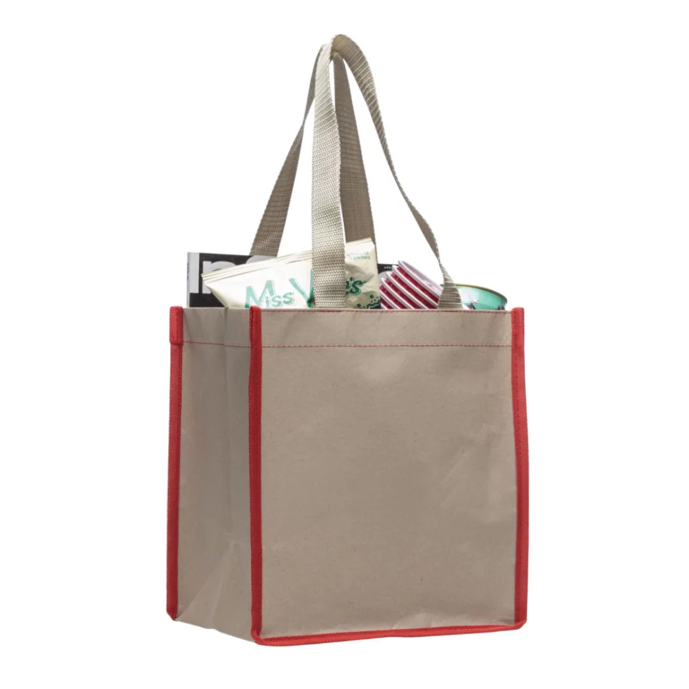 Bramley Kraft Tote Bag - Red
