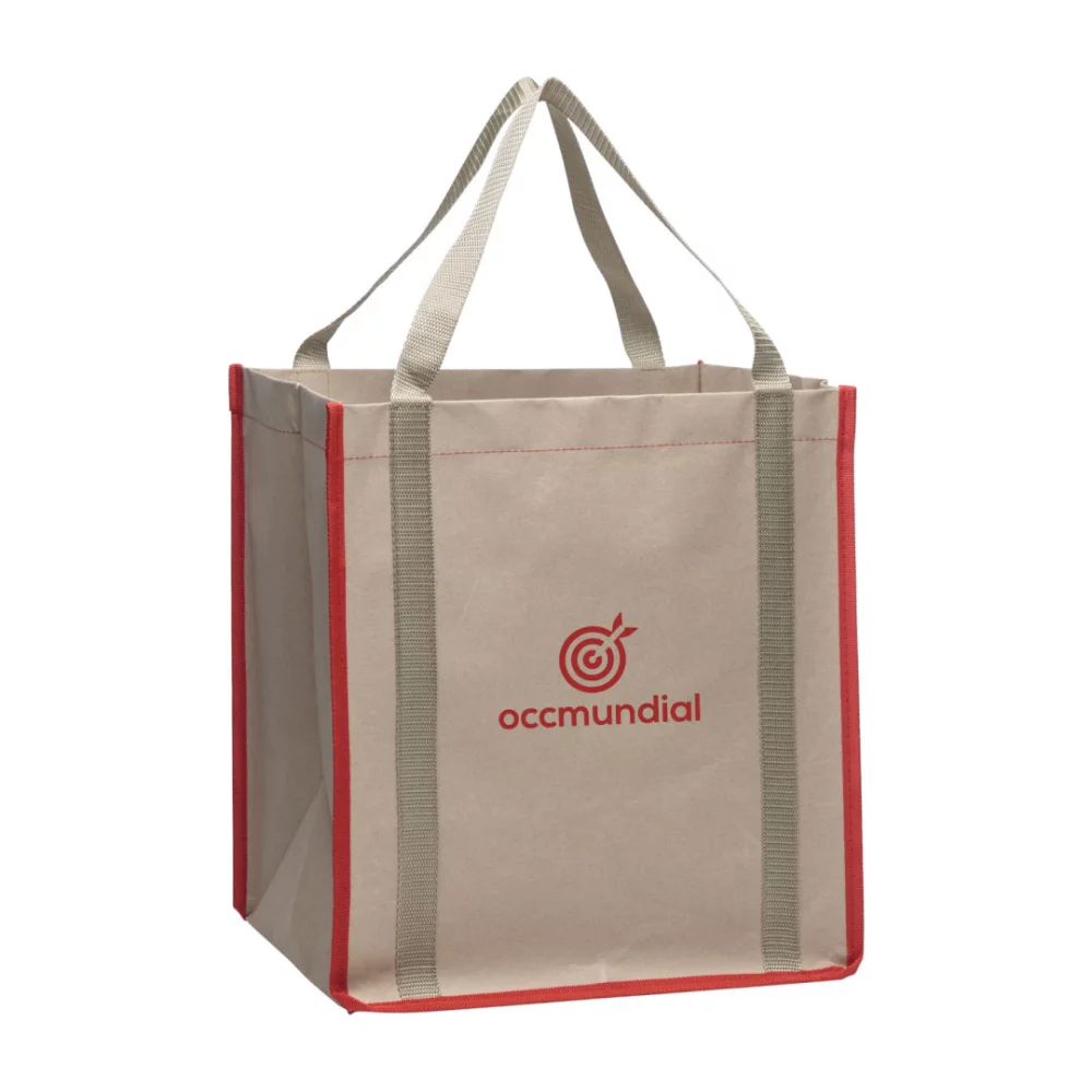 Huxley Kraft Tote Bag - Red