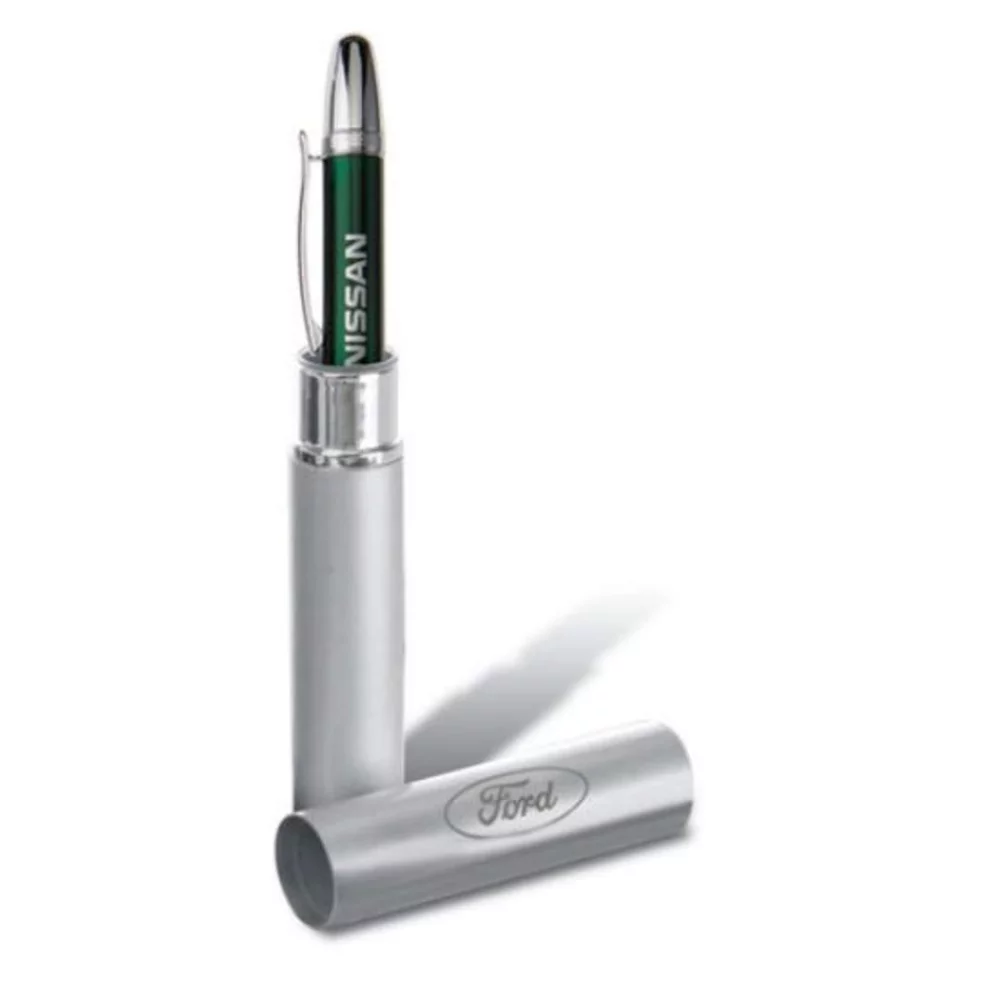 Tube de stylo en métal - Argent satiné
