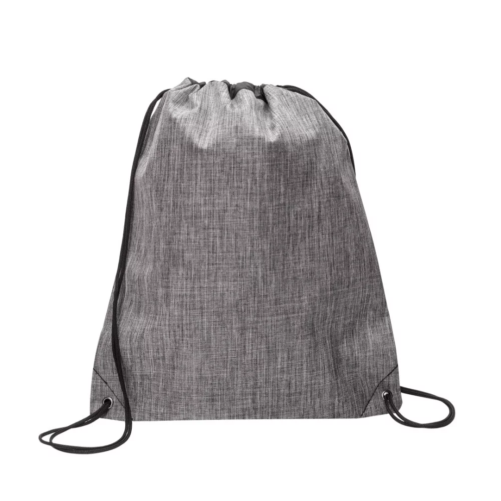 Shenandoah Heather Drawstring Cinch Bag - Grey