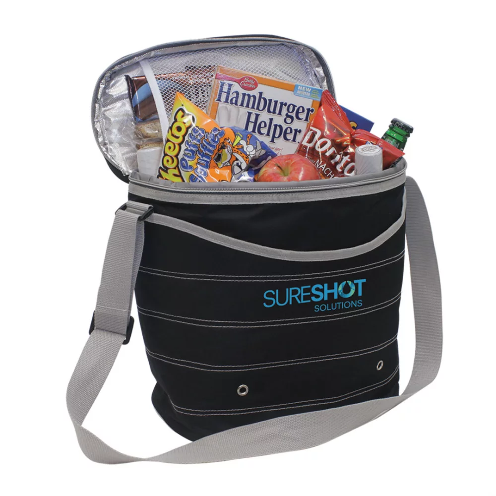 The Zebra Cooler Bag - Black