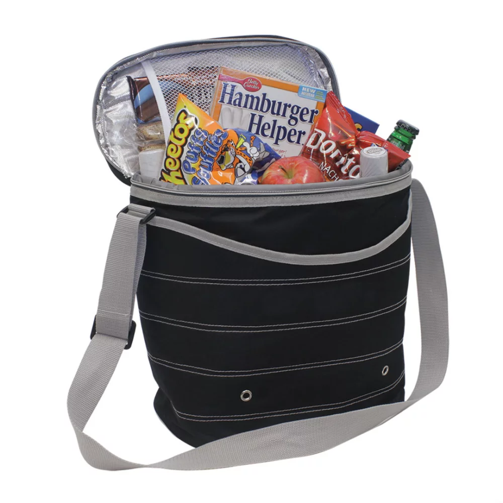 The Zebra Cooler Bag - Black