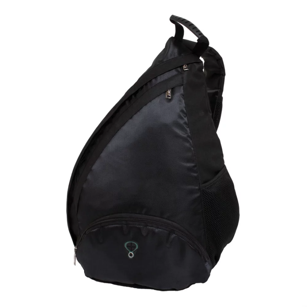 The Tear Drop Sling Bag - Black