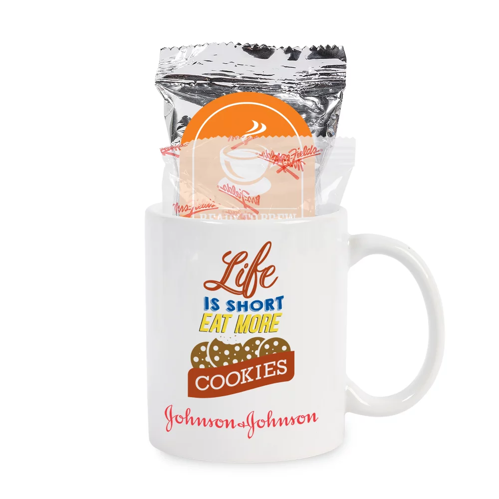 Ensemble de biscuits Mrs. Fields® et tasse à café