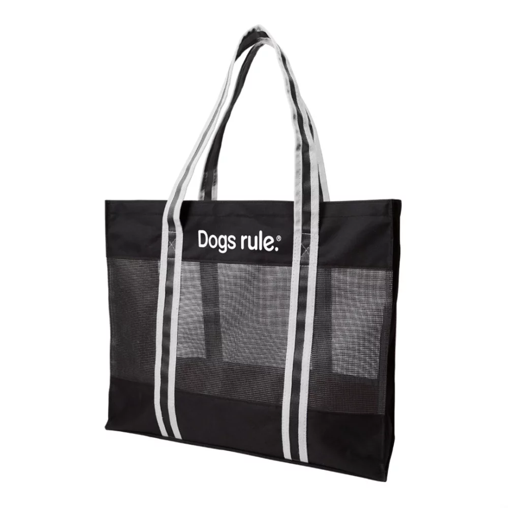 The Grocer Mesh Tote Bag - Black