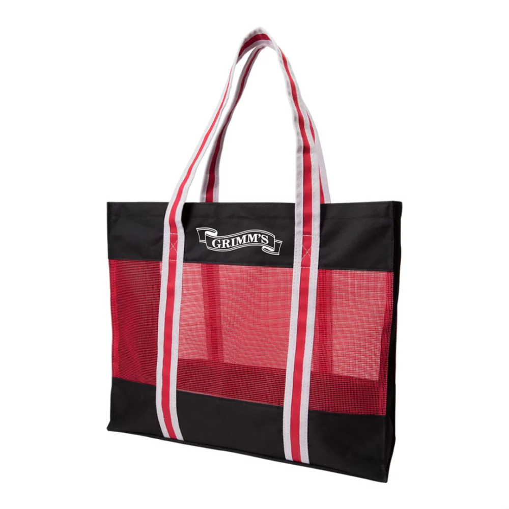 The Grocer Mesh Tote Bag - Red