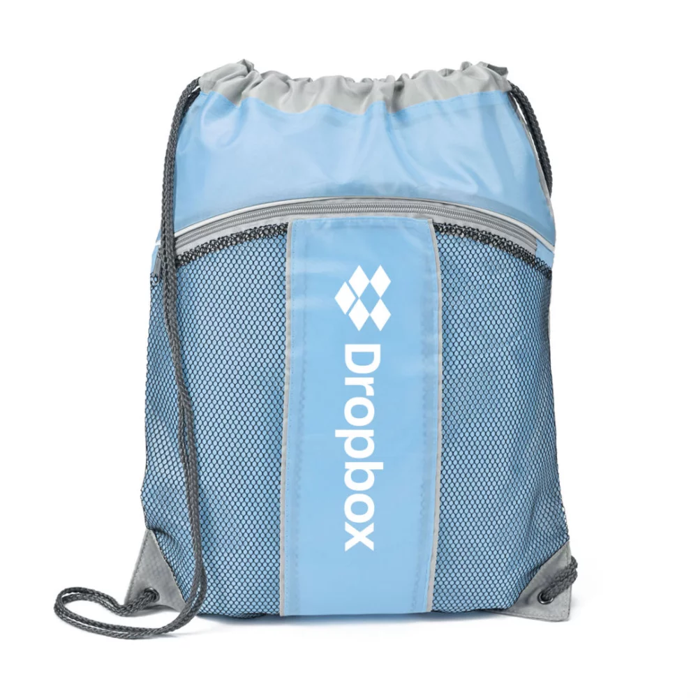 The Leader Drawstring Bag - Blue