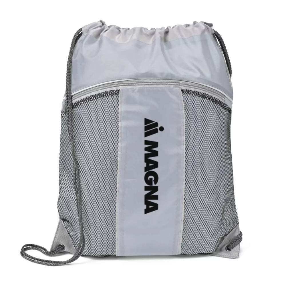 The Leader Drawstring Bag - Grey