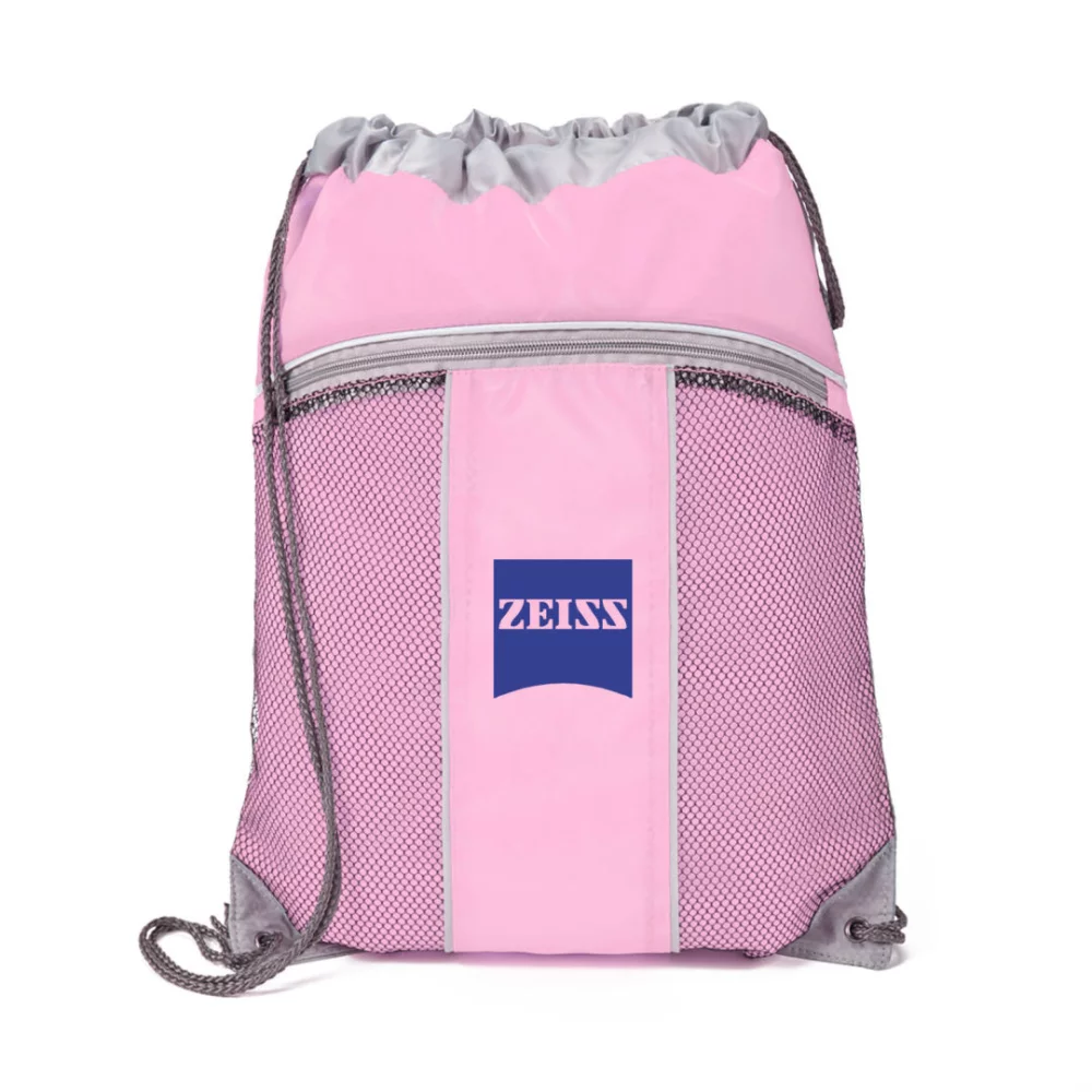 The Leader Drawstring Bag - Light Pink
