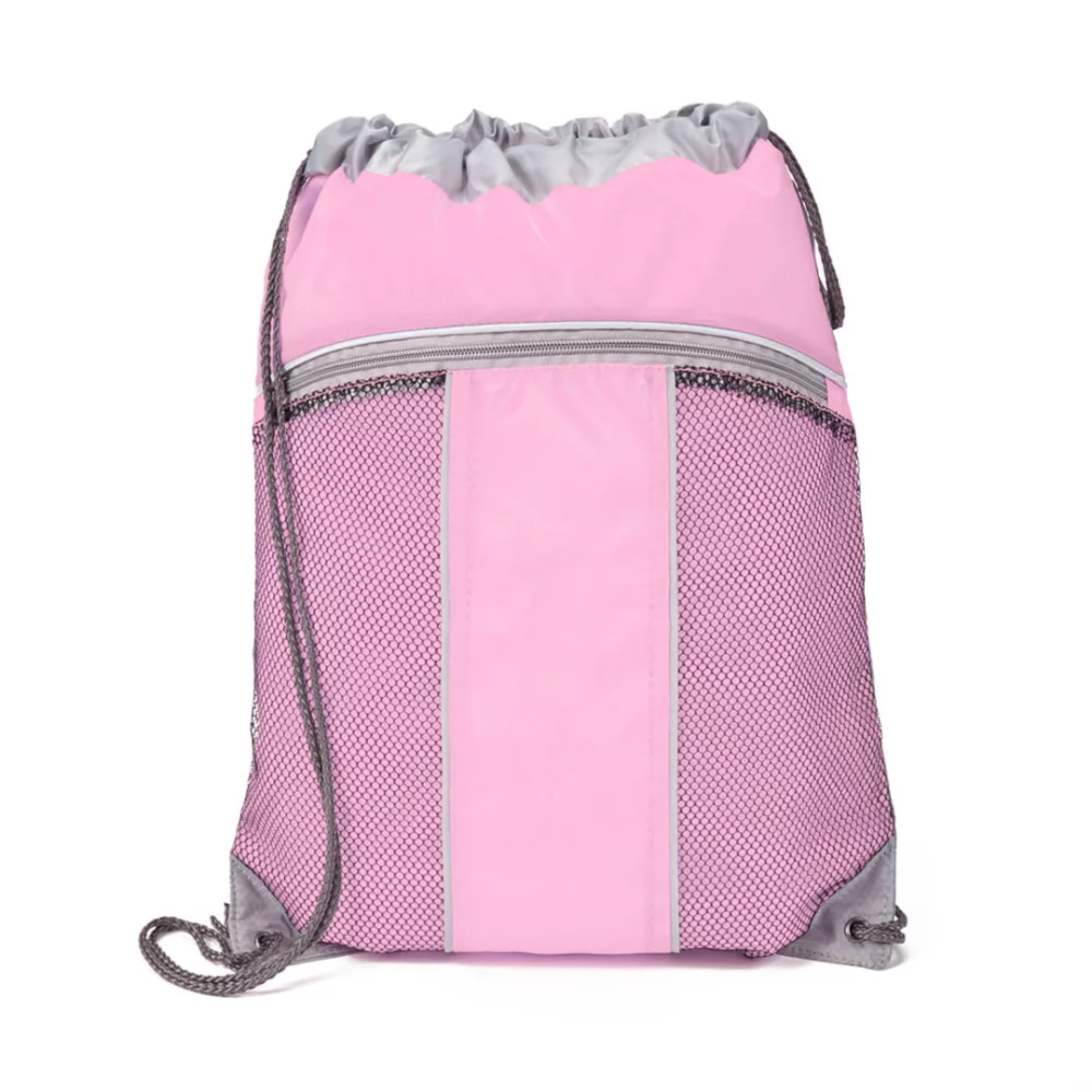 The Leader Drawstring Bag - Light Pink